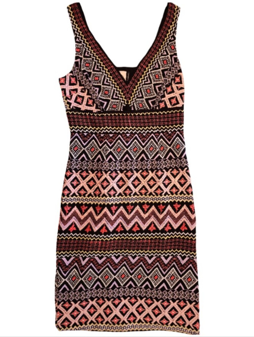 ANTHROPOLOGIE AKEMI + KIN Boho Geometric Embroidered Dress 4